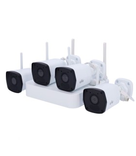 Kit de Videovigilância Uniview  com conexão ethernet e Wi-Fi
