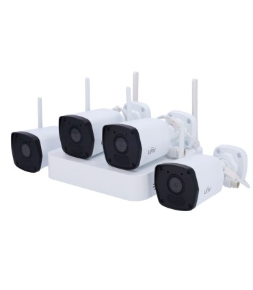 Kit Uniview Video Surveillance Kit con Connessione Ethernet e WiFi