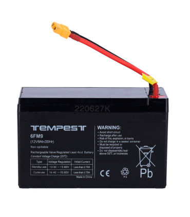 FPUBBY - Batería para TEMPEST-BAT300 URFOG