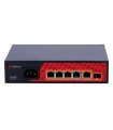 Safire Switch Hi-PoE 4 ports PoE + 1 Uplink RJ45 + 1 Uplink SFP
