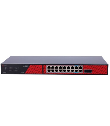 SW2016HIPOE-GF-240 - Safire Switch Hi-PoE 16 porte PoE + 2 SFP + 2 RJ45
