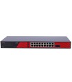 Safire Switch Hi-PoE 16 puertos PoE + 2 SFP + 2 RJ45