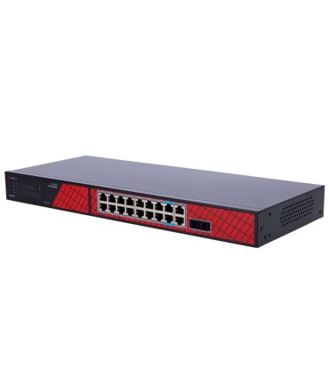 Safire Switch Hi-PoE 16 PoE ports + 2 SFP + 2 RJ45