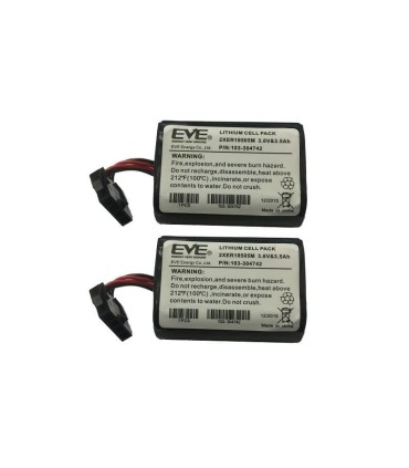 PACK 2 BATTERIES FOR SIREN MCS740 VISONIC