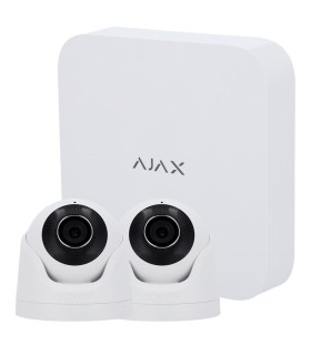 NVRKIT108-2XTURRET-W - Kit IP Ajax 5MP | Lisintec