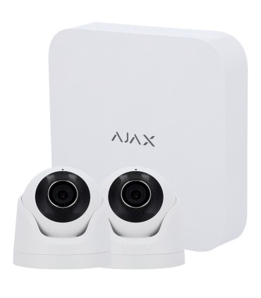 Ajax video surveillance kit 2 turret cameras of 5 Mpx