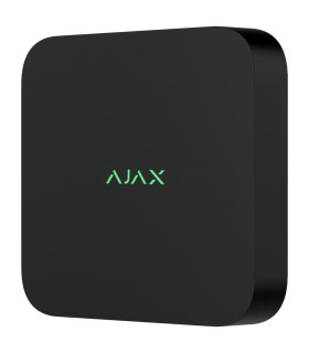 16-Channel AJAX Network Recorder,12V DC Power Supply, black