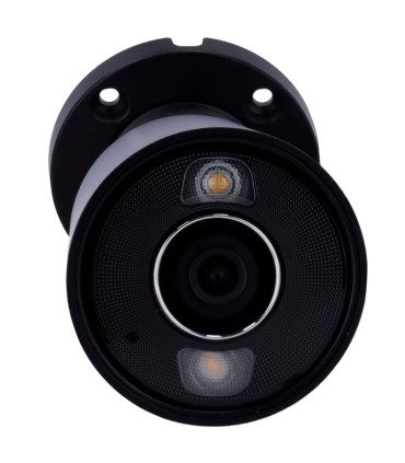 5 Megapixel Ajax IP bullet camera with white light night vision and infrared up to 50m - Black color