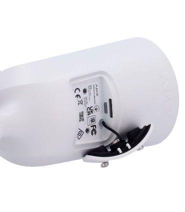 8 Megapixel Ajax IP bullet camera with white light night vision and infrared range up to 50m - White color