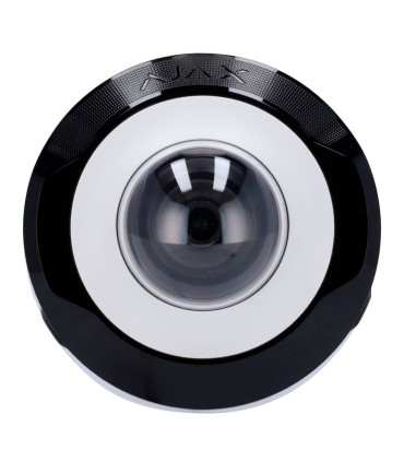 5 Megapixel Ajax IP Camera with infrared night vision and white light range up to 15m - White color