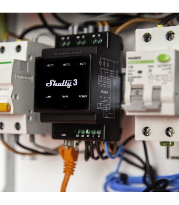 Relais Intelligent pour Rail DIN Shelly Pro 3