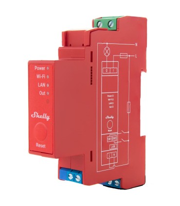Shelly Pro 1PM Smart DIN Rail Switch