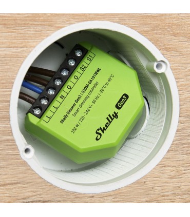 Regulador de Intensidad Wi-Fi Shelly Dimmer Gen3