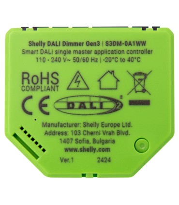 Gateway Wi-Fi Shelly DALI Dimmer Gen3