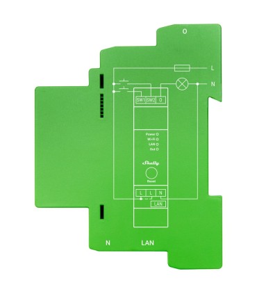 Regulador Monofásico Calha DIN Shelly Pro Dimmer 1PM