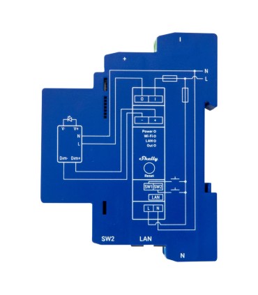 Shelly Pro Dimmer 0/1-10V PM DIN Rail Module