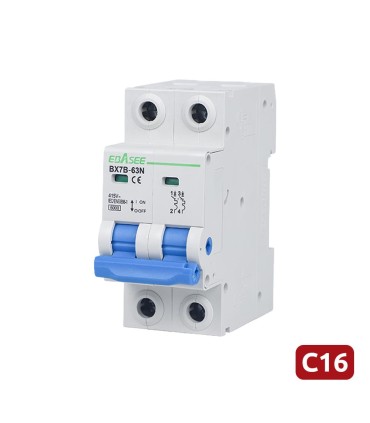Magnetothermic Overvoltage Arrester Nominal current 16A 2 poles (single-phase installations)