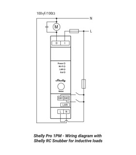 Filtro Soppressore Shelly RC Snubber