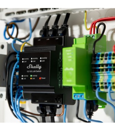 Switch Ethernet de Calha DIN Shelly LAN Switch