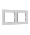 Marco Embellecedor Doble Shelly Wall Frame 2 Blanco