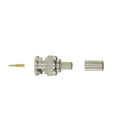Conector BNC para crimpar Compatible con RG59