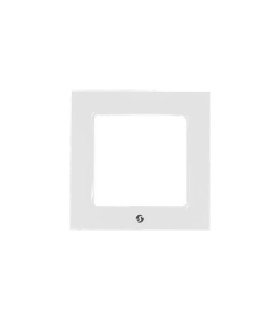 Placca Monoposto Shelly Wall Frame 1 Bianco