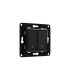 Shelly Wall Switch 2 Noir - Touche Double pour Micromodules