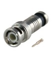 Conector BNC rápido de compresión