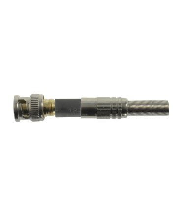  Conector BNC para soldar con manguito termoretráctil