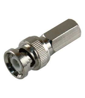 Conector rápido BNC para enroscar sin crimpadora