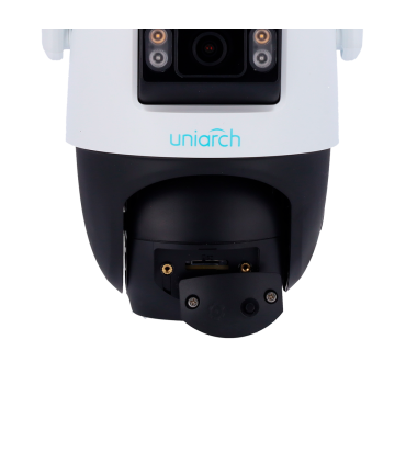 UHO-P2S-M55F34 - Cámara IP WiFi Uniarch 5MP Doble lente 2.8 mm panorámica y 4 mm PTZ