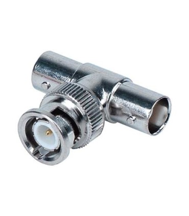 BNC male connector to 2 BNC female 