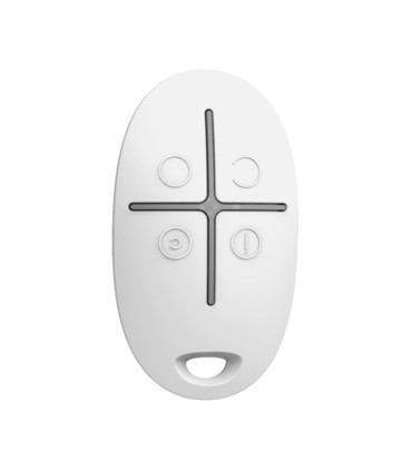 Ajax SpaceControl Blanco — Mando de Bolsillo Jeweller