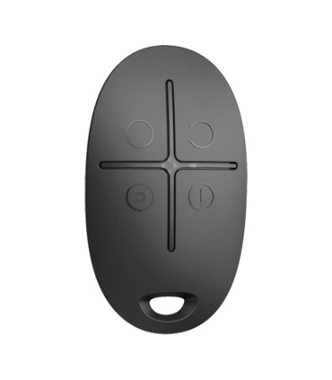 Ajax SpaceControl Negro — Mando Bidireccional de Bolsillo