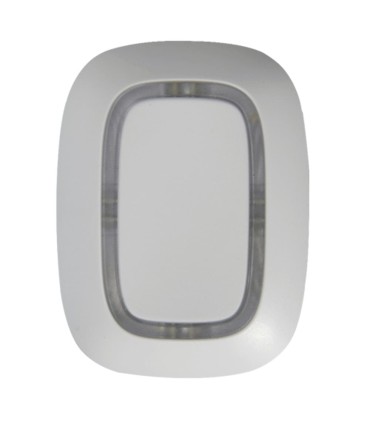 Ajax Button Blanc — Bouton de Panique et Domotique