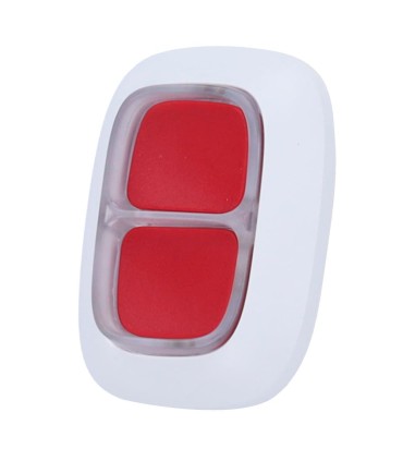 Ajax DoubleButton Bianco — Pulsante Antipanico Doppio