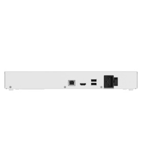 Ajax NVR H2DAC 8 Canaux Blanc — Enregistreur IP 4K, Support pour 2 HDD Hot-Swap et Sortie HDMI