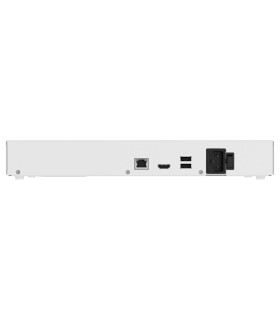 Ajax NVR H2DAC 16 Canali Bianco — Registratore IP 4K, Supporto per 2 HDD Hot-Swap e Uscita HDMI