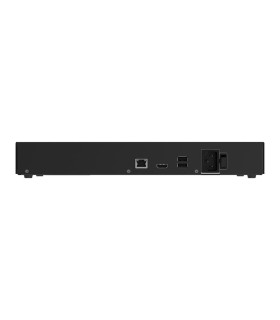 Ajax NVR H2DAC 16 Canaux Noir — Enregistreur IP 4K, Support pour 2 HDD Hot-Swap et Sortie HDMI