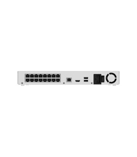 Ajax Superior NVR H2DAI16PAC 32-Ch 16 PoE White — 4K AI IP Recorder, 16 PoE+ Ports, Dual Hot-Swap HDDs & HDMI