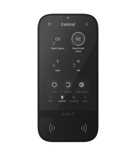 Ajax Superior KeyPad TouchScreen G3 Jeweller Noir