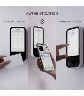 Ajax Superior KeyPad TouchScreen G3 Jeweller Noir — Clavier Tactile IPS 5" Grade 3 avec DESFire® et BLE