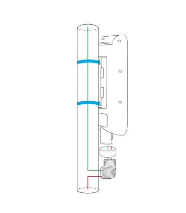 Switch PoE Exterior 60W SW0504POE-G-60-OUT IP65 | Lisintec