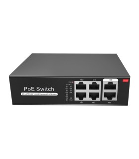 SW0604POE-G-65-E Switch PoE Gigabit 65W 6 Ports | Lisintec