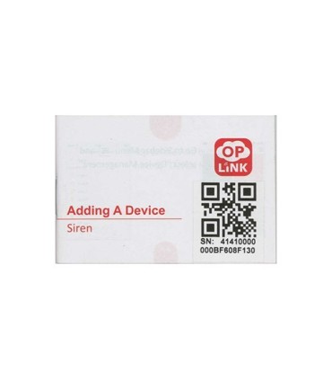 Sirene para interior para alarme OpLink