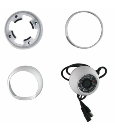 Telecamera di sorveglianza Mini-Dome 800 linee TV con visione notturna fino a 25m