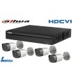 Kit de Video Vigilancia DVR con 4 cámaras HDCVI Dahua